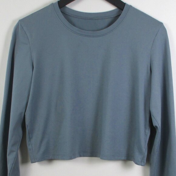 ALO CROP FINESSE LONG SLEEVE TOP - Picture 6 of 14